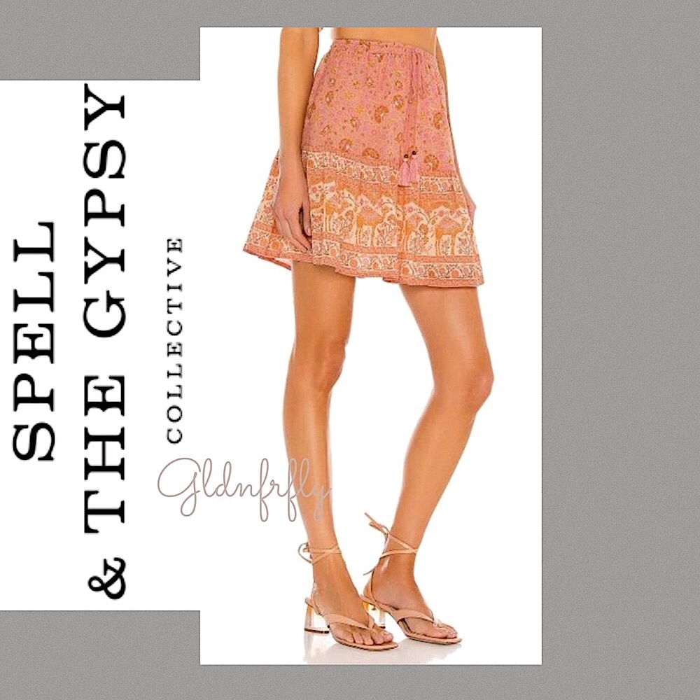 Spell Sundown Mini Skirt NWTS Sz XXL Paprika - Picture 6 of 10